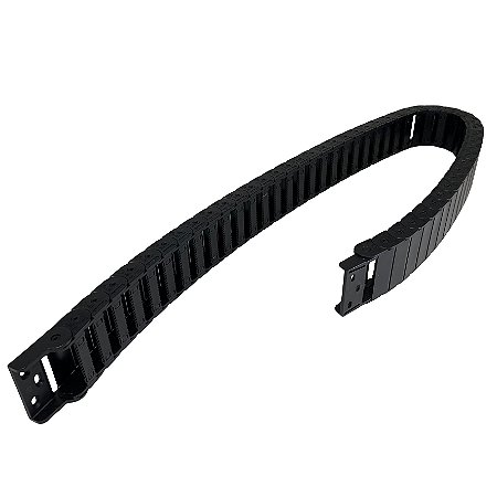 ESTEIRA PORTA CABOS 15X40MM INTERNO NYLON - SEMI FECHADA - 1 METRO