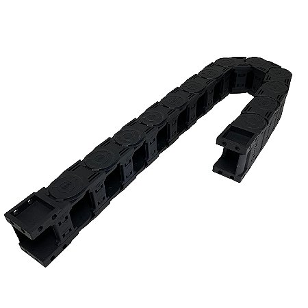 ESTEIRA PORTA CABOS 35X50MM INTERNO NYLON - SEMI FECHADA - 1 METRO