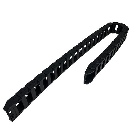 ESTEIRA PORTA CABOS 18X37MM INTERNO NYLON - ABERTA - 1 METRO