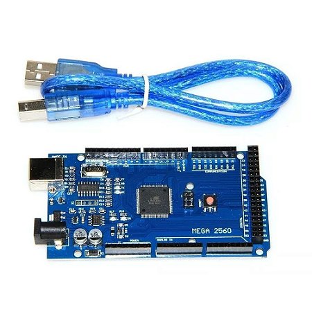 Placa Arduino Mega 2560 R3 c/ Cabo USB