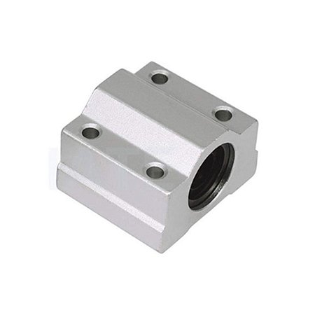 Pillow Block Fechado SCUU p/ Eixo Retificado e Inox 8mm, 12mm, 16mm, 20mm e 25mm