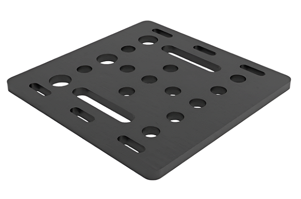 Placa para Perfil 20x20mm em Alumínio Para Montagem V-Slot