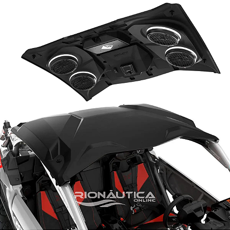 Teto com Sistema De Som Bluetooth X3 XRS - X3 DS - 2 Lugares Original Can-am 715004900