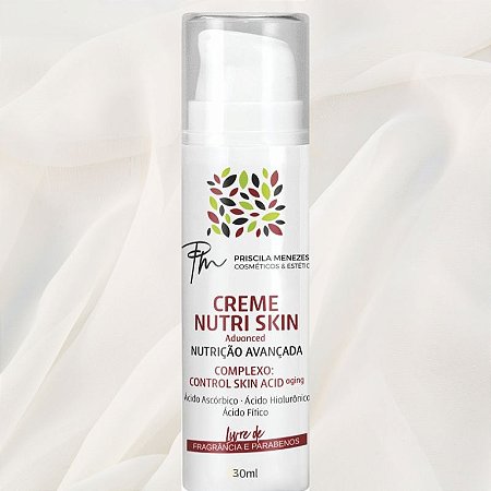Creme para Rugas, Flacidez e Clareador da Pele - NUTRI SKIN® 30g
