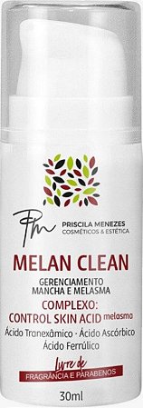 Melan Clean 30g Clareador de Melasma, Manchas e Rosácea