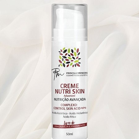 Creme para Rugas, Flacidez e Clareador de Pele Facial NUTRI SKIN® 50g