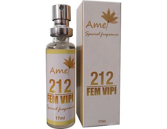 Perfume Amei Cosméticos Vipi Fem - Inspirado no 212 VIP (F)