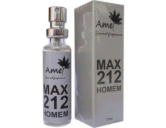 Perfume Amei Cosméticos Max homem- Inspirado no 212 Men NYC  (M)