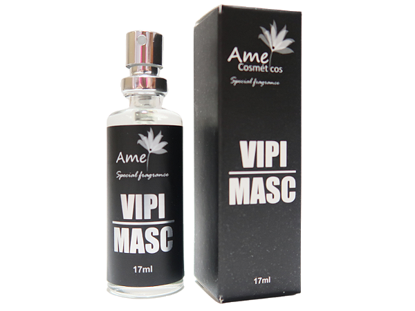 Perfume Amei Cosméticos Vipi Masc- Inspirado no 212 Vip Men  (M)