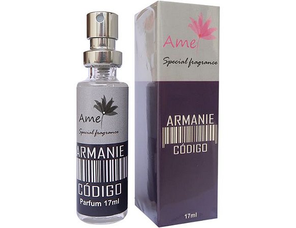 Perfume Amei Cosméticos Armanie Código - Inspirado no Armani Code  (M)