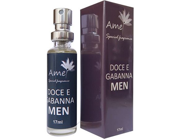 Perfume Amei Cosméticos Doce e Gabanna men - Inspirado no Dolce & Gabbana (M)