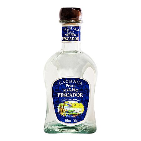 Cachaça Velho Pescador Prata 750 ml