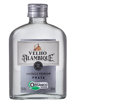 Cachaça Velho Alambique Prata 160 ml