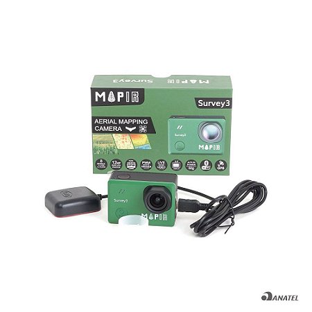 Câmera MultiSpectral Mapir Survey 3W (RGN, NDVI)