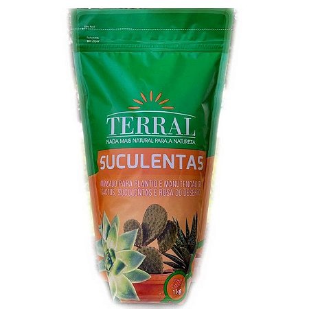 Terral Substrato Cactos e Suculentas 1 kg