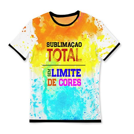 Camiseta Dry fit Personalizada sublimação estampa total com a sua arte ou logo
