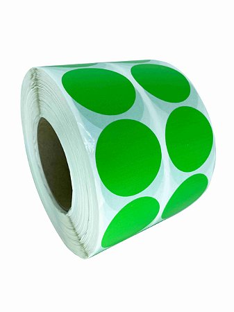 Etiqueta 5x5/2 Rolo c/ 5000 Verde