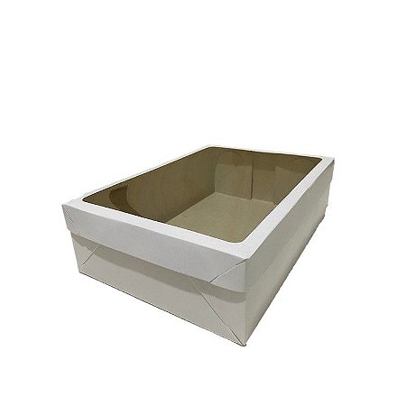 CAIXA COM VISOR RETANGULAR - 35X25X9CM