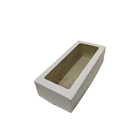 CAIXA COM VISOR RETANGULAR - 20X9X5CM