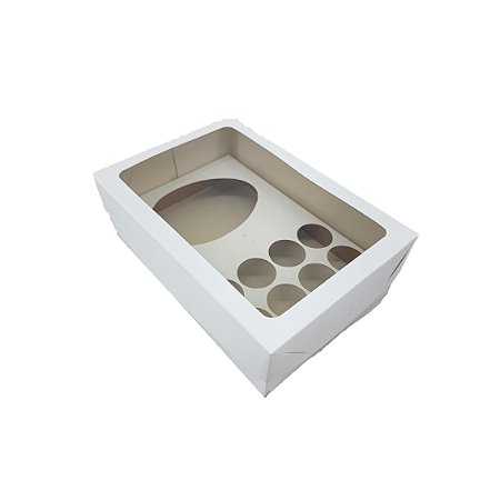 CAIXA PARA OVO DE COLHER - 250G + 8 DOCES