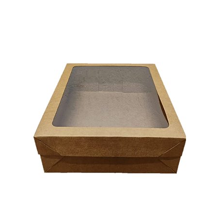 CAIXA COM VISOR RETANGULAR - 25X20X7CM