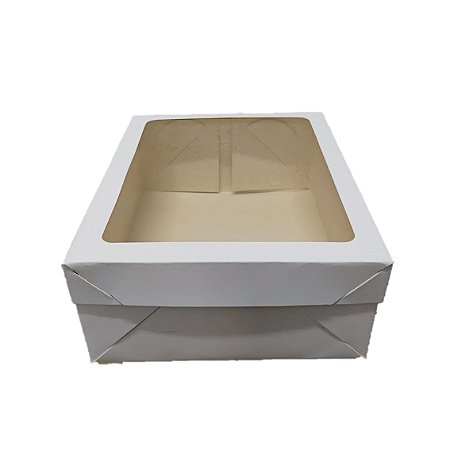 CAIXA COM VISOR RETANGULAR - 25X20X9CM