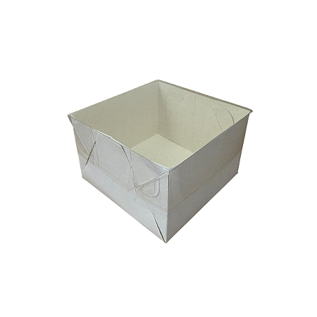 CAIXA COM TAMPA ACETATO - 8X8X4CM