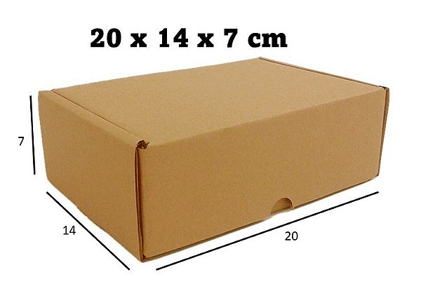 Caixa de Encomenda Correios - tipo 1 (200mmx140mmx70mm)