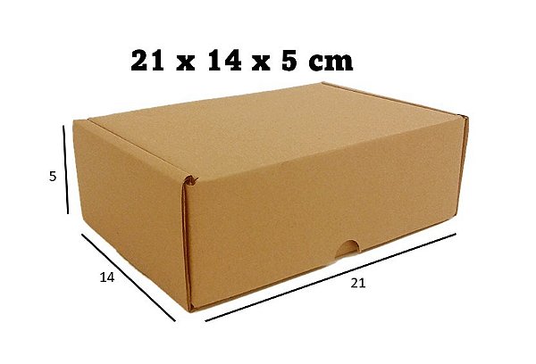 Caixa de Encomenda Correios - tipo 1B (210mmx140mmx50mm)