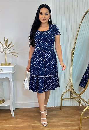 Vestido Malha Viscolycra Evasê 8443