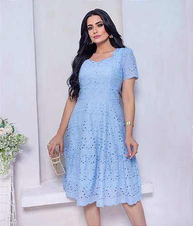 Vestido Lese Algodão