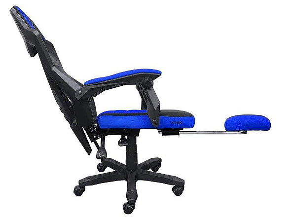 CADEIRA GAMER VINIK ROCKET PRETA/AZUL