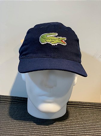Boné lacoste big croc azul marinho Clearance