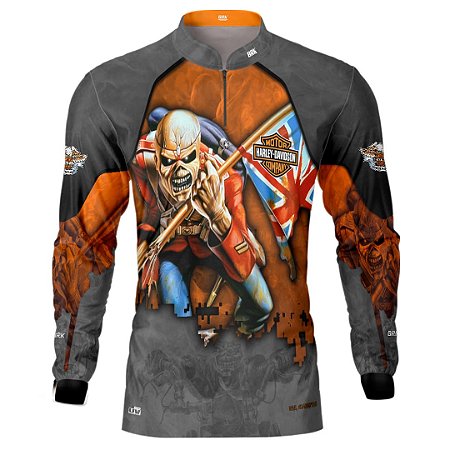 Camisa Motociclista BRK H-D Eddie com UV50 +