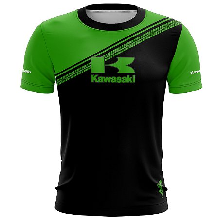 Camiseta Motociclista BRK Kawasaki com UV50+