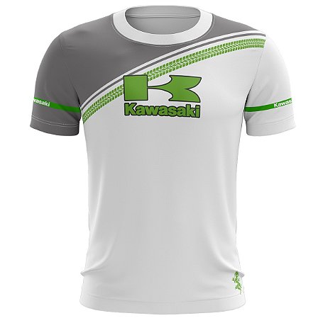 Camiseta Motociclista BRK Kawasaki com UV50+