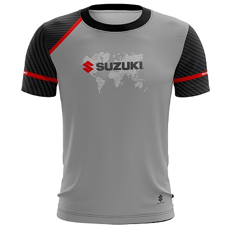 Camiseta Motociclista BRK Suzuki 03 com UV50+