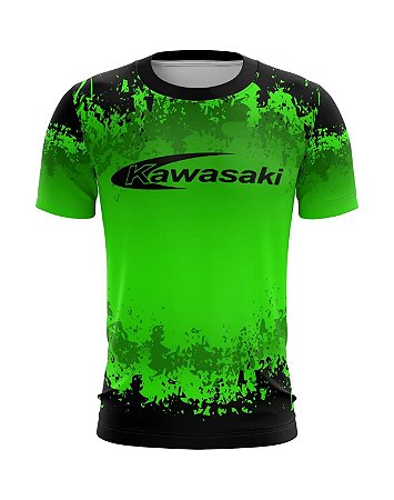 Camiseta Motociclista BRK Kawasaki 05 com  UV50 +