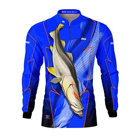 Camisa de Pesca BRK Robalo Flecha com UV50 +