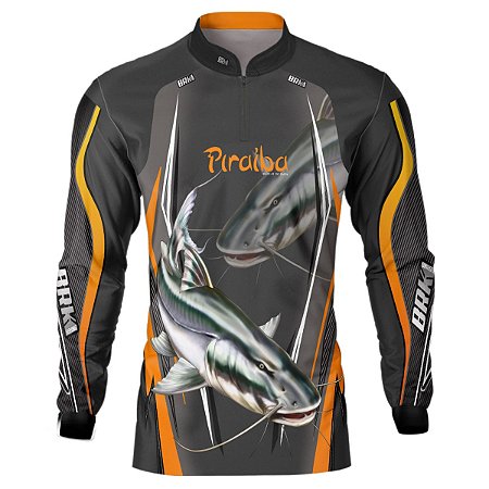 Camisa de Pesca BRK Piraíba Rainha do Araguaia com UV50 +