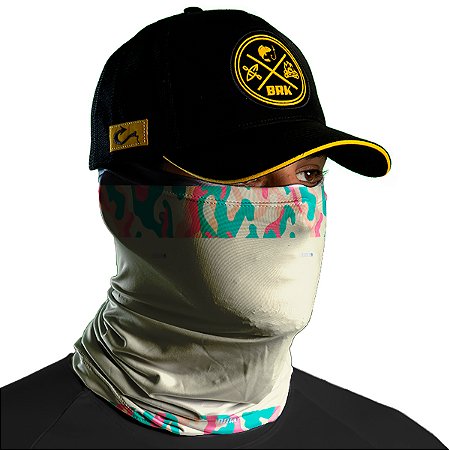 Bandana Tubeneck BRK Camuflada Colorida com Proteção Solar UV50+