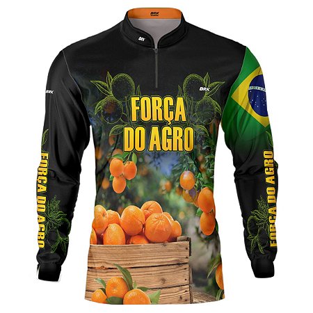 Camisa Agro BRK Produtor de Laranja com UV50 +