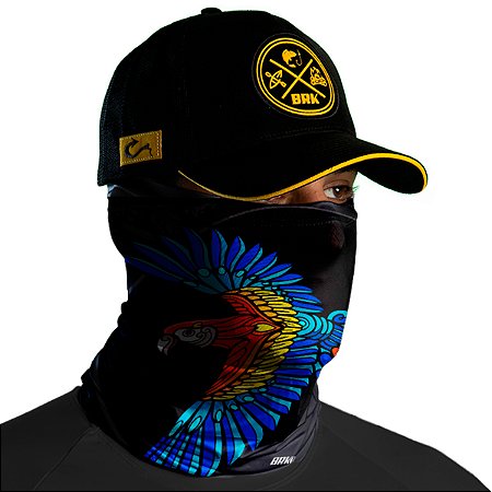 Bandana Tubeneck Motociclista BRK Pantanal Arara com UV50 +