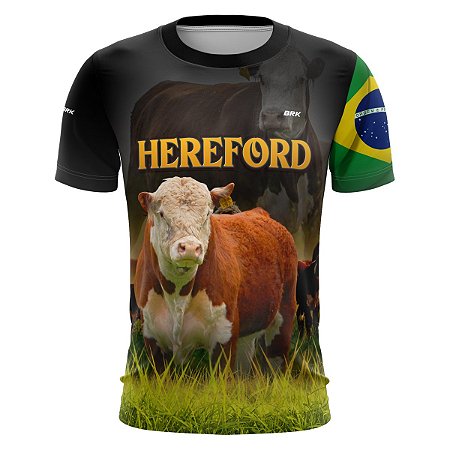 Camiseta Agro BRK Hereford com UV50 +