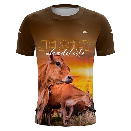 Camiseta Agro Brk Vaca Jersey com UV50 +