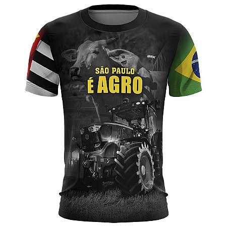 Camiseta Agro BRK São Paulo é Agro com UV50 +