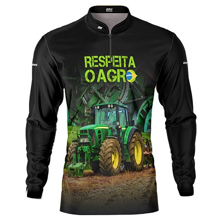 Camisa Agro BRK Respeita o Agro com UV50 +