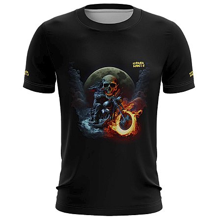 Camisa Motociclista BRK Skull Só Para Loucos com UV50+