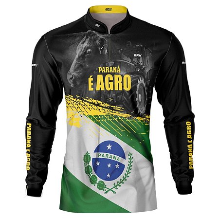 Camisa Agro BRK Paraná é Agro com UV50 +