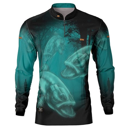 Camisa de Pesca BRK Traíra Fantasma com UV50 +